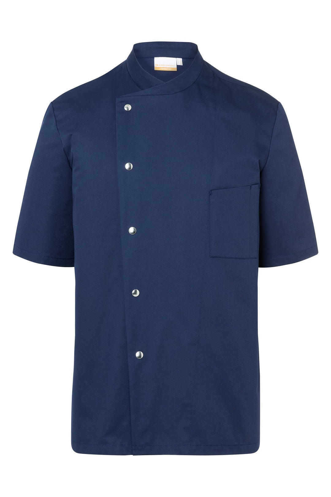 Karlowsky Herren Kochjacke Gustav Kurzarm Druckknöpfe 65% Polyester/35% Baumwolle 56 Marine, 56 Mari