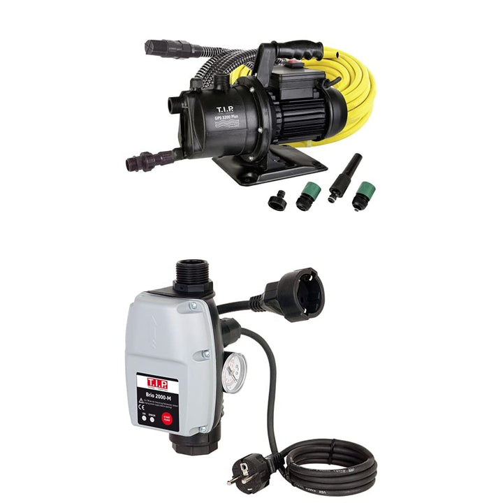 T.I.P. Gartenpumpen-Set GPS 3200 Plus + T.I.P. 30241 Elektronische Pumpensteuerung BRIO 2000 M, Bund
