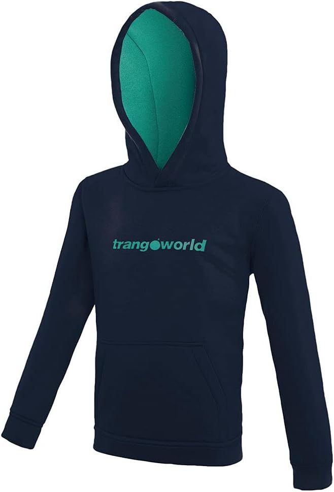 Trangoworld Kinder Kura Swearshirt 04 Marineblau / Hellgrün, 04 Marineblau / Hellgrün