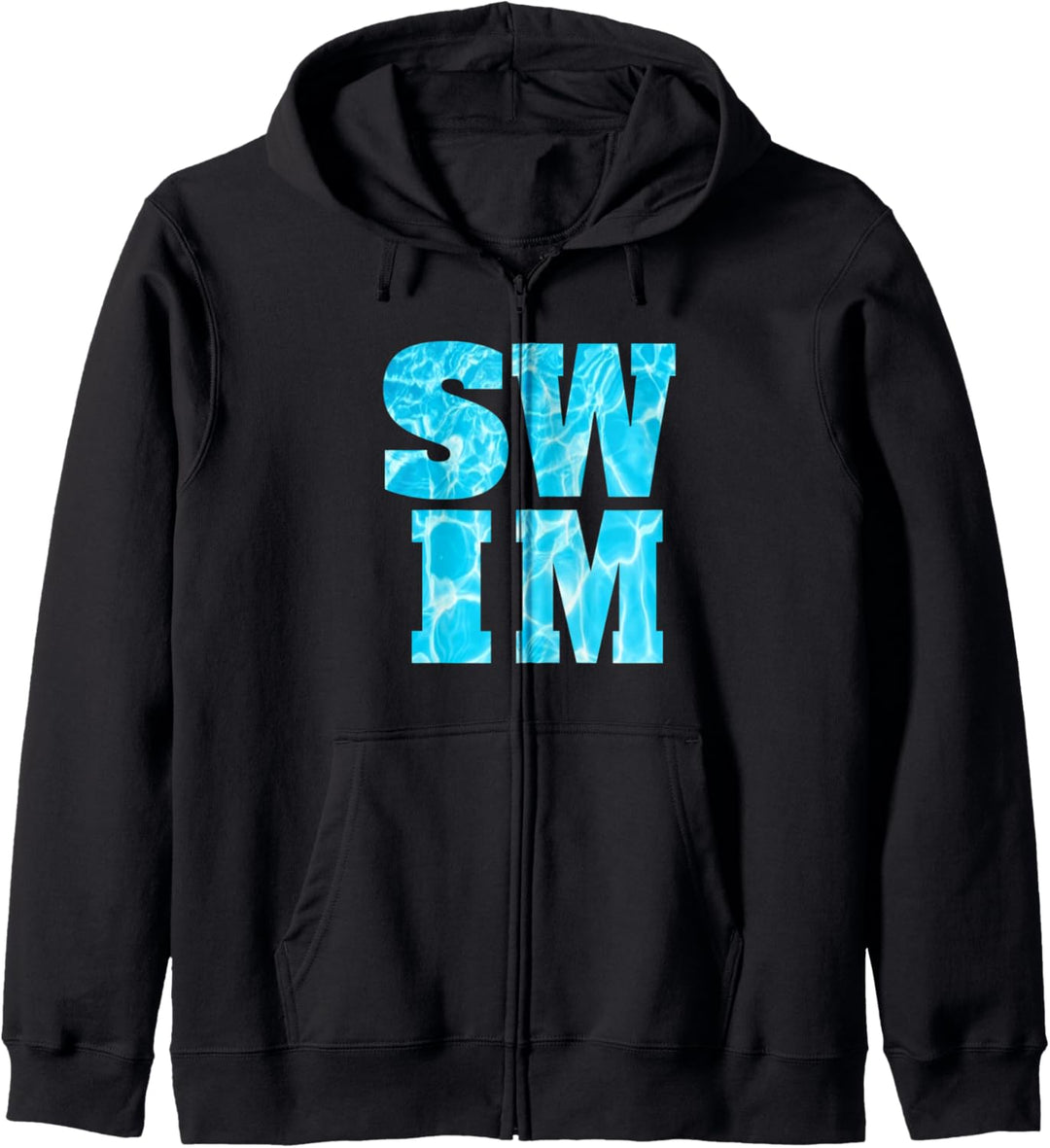 Love Swimming Quote Swim Team Coach Gift Lap Swimmer Athlete Kapuzenjacke