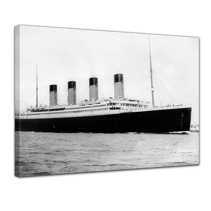 Bilderdepot24 Bild auf Leinwand | Titanic in 80x60 cm als Wandbild | Wand-deko Dekoration Wohnung Be