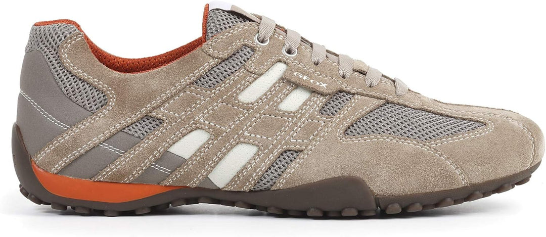 Geox UOMO SNAKE K Herren Sneakers 39 EU Beige Dk Orange, 39 EU Beige Dk Orange