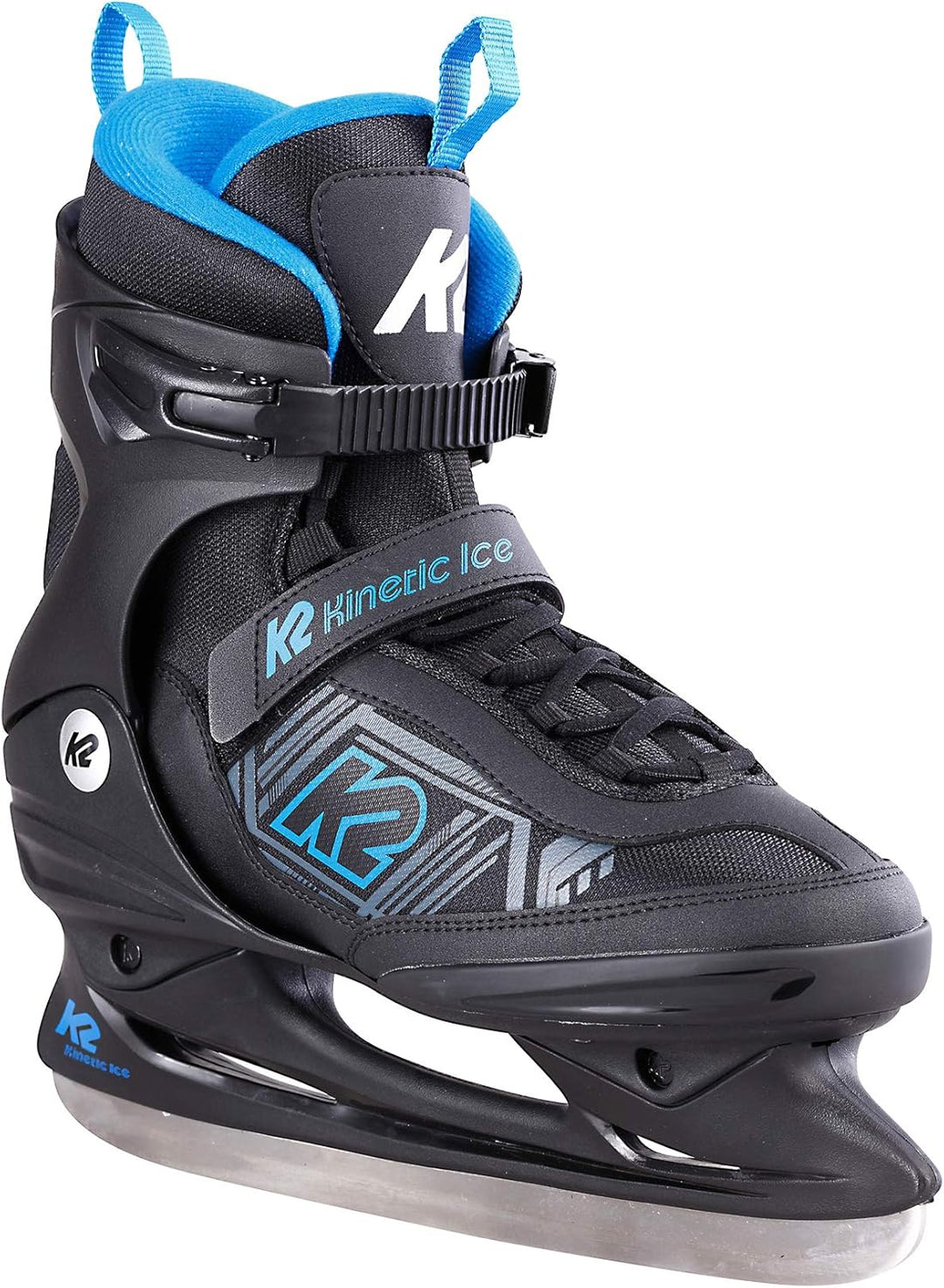K2 Skates Herren Schlittschuhe Kinetic Ice M, black - blue, 25E0230 EU: 47 (UK: 11.5 / US: 12.5) bla