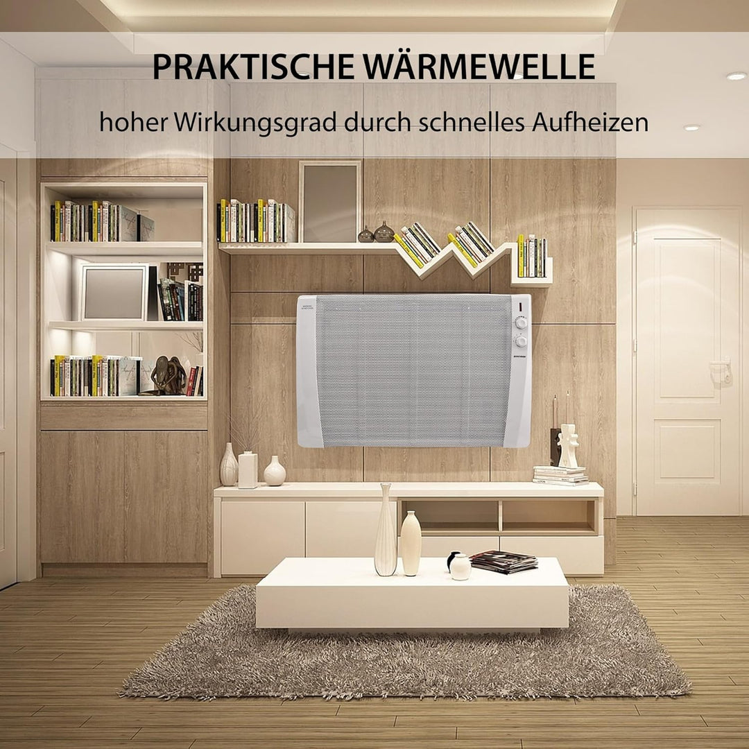Syntrox Germany 2400W Infrarotheizung Glimpa | Wärmewellenheizung | Infrarotheizer, Effiziente Raumw