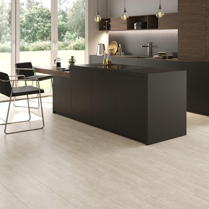 ARTENS - PVC Bodenbelag - SIBAI - Click Vinyl-Fliesen mit integrierter Unterlage - Vinylboden - Beto