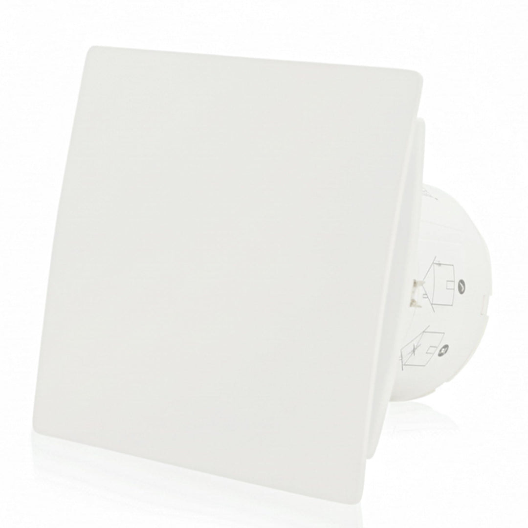 Intratec PUROVENT PRO Badlüfter mit Zeitschaltuhr – IPX4 Lüfter 100mm 98m³/h 37dB 230V Bad Badezimme