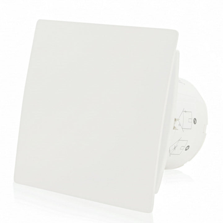 Intratec PUROVENT PRO Badlüfter mit Zeitschaltuhr – IPX4 Lüfter 100mm 98m³/h 37dB 230V Bad Badezimme