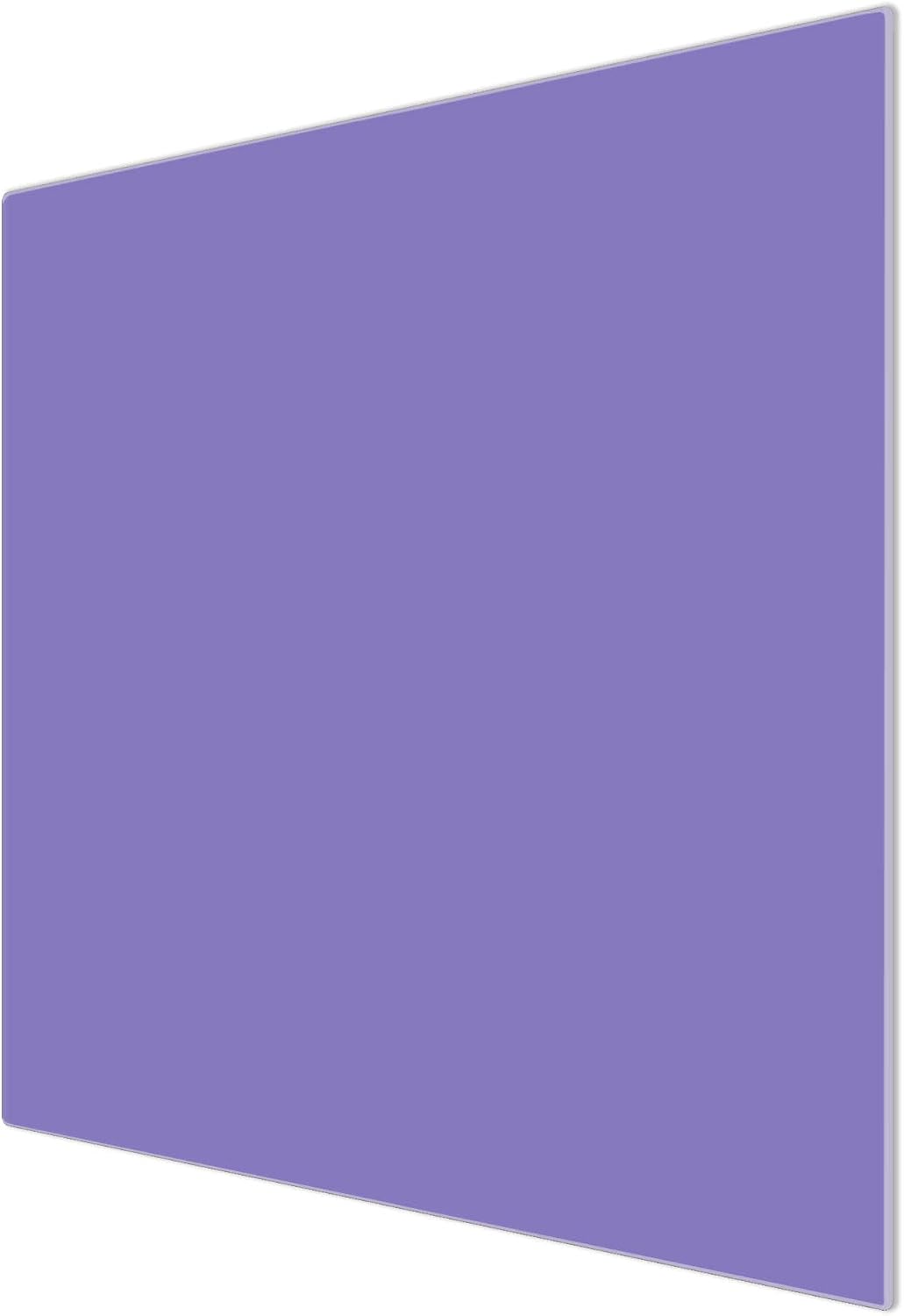 banjado® Herdabdeckplatte Glas 1-teilig 60x52 cm/Schneidebrett Herdabdeckung mit Motiv Lavendel/Herd