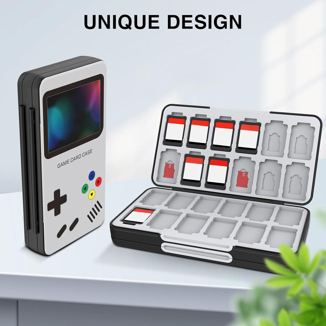 HEIYING Spiele Aufbewahrung Schutzhülle für Switch&amp;Switch OLED Game Card, Benutzerdefiniertes Muster