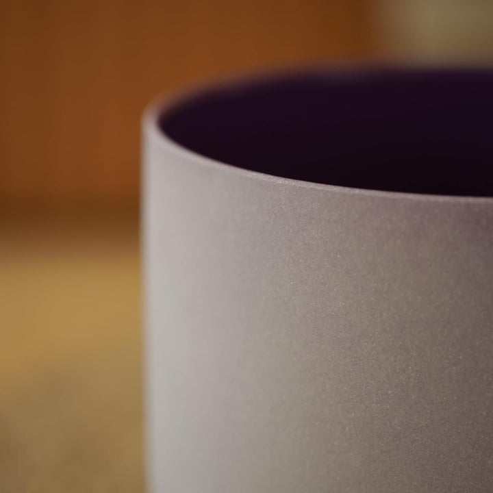 KVKA 20cm Klangschalen, 432Hz B note 8 inch Violett Chakra Klangschale für Yoga Meditation Sound Hea