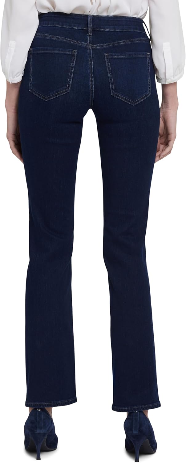 NYDJ Damen Marilyn Straight Jeans 34 Dunkles Enzym, 34 Dunkles Enzym