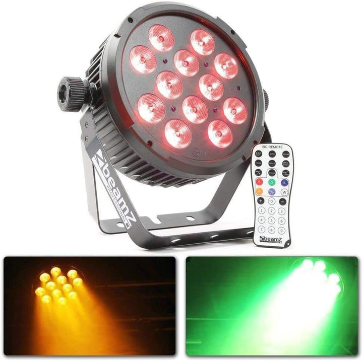 BeamZ BT300 FlatPAR 12x10 Watt DMX mit Fernbedienung
