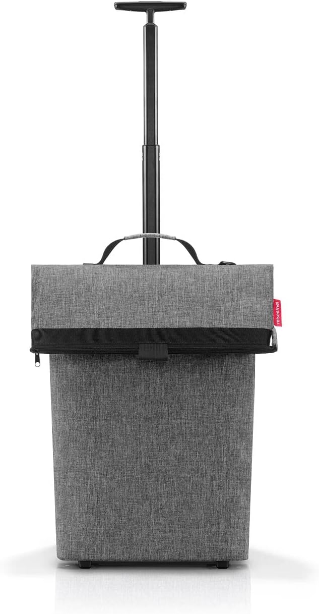 Reisenthel Trolley M NT7052 Einkaufsshopper mit Rollen in der Farbe Silver – aus hochwertigem Polyes