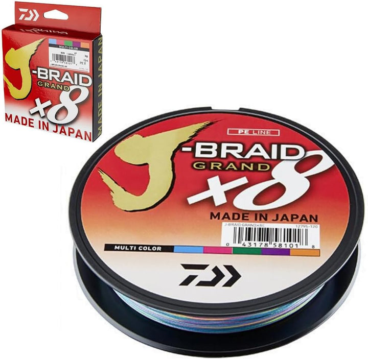 Daiwa - Fishing Braid J Braid Grand 28/100 500 M - Multicolore - 12795528