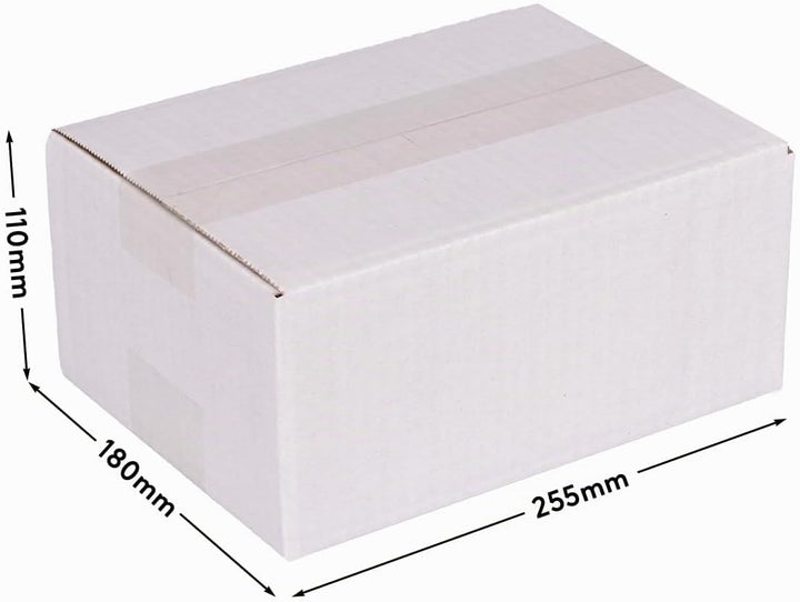 verpacking Faltkartons 250 x 175 x 100 mm KK 24 Weiss [Grösse und Stückzahl wählbar] 1-wellig kleine
