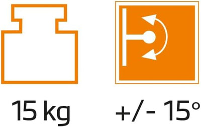 mywall Tischhalterung HS31L Universelle Lautsprecher Tischhalterung, Neigbar +/-15° mit Einer Belast