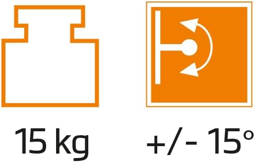 mywall Tischhalterung HS31L Universelle Lautsprecher Tischhalterung, Neigbar +/-15° mit Einer Belast