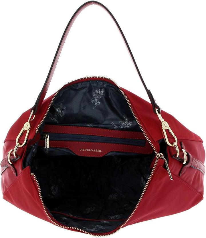 U.S. POLO ASSN. Houston Hobo Bag L Red