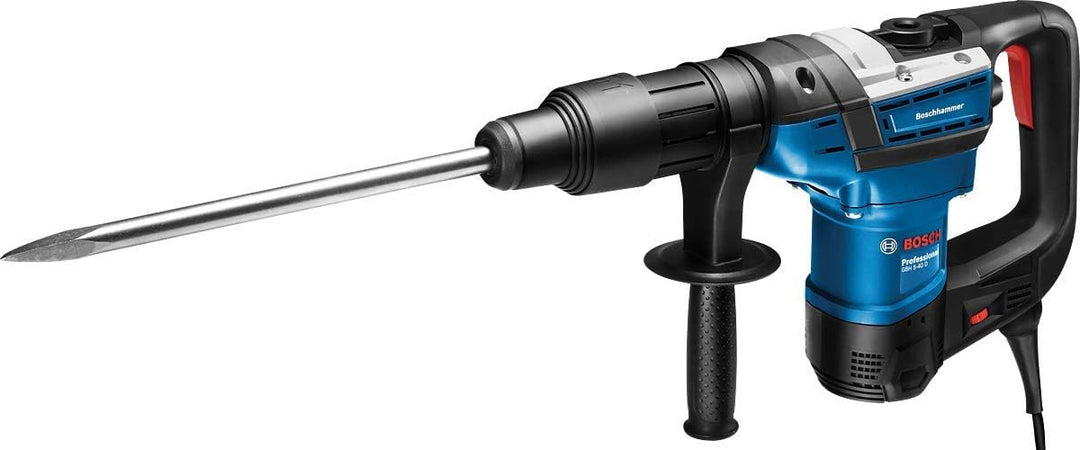 Bosch Professional Bohrhammer GBH 5-40 D (SDS Plus, inkl. Zusatzhandgriff, Fetttube, Maschinentuch,