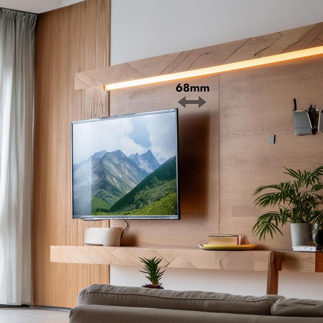 Maclean MC-422 TV Wandhalterung, Universal für 43-100" OLED/QLED/LCD/LED/Plasma Fernseher, max VESA
