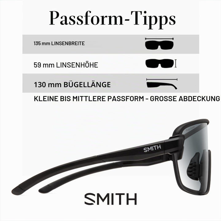 Smith Bobcat Sunglasses – Shield Lens Performance Sports Sunglasses for Skiing, Biking, MTB & More –
