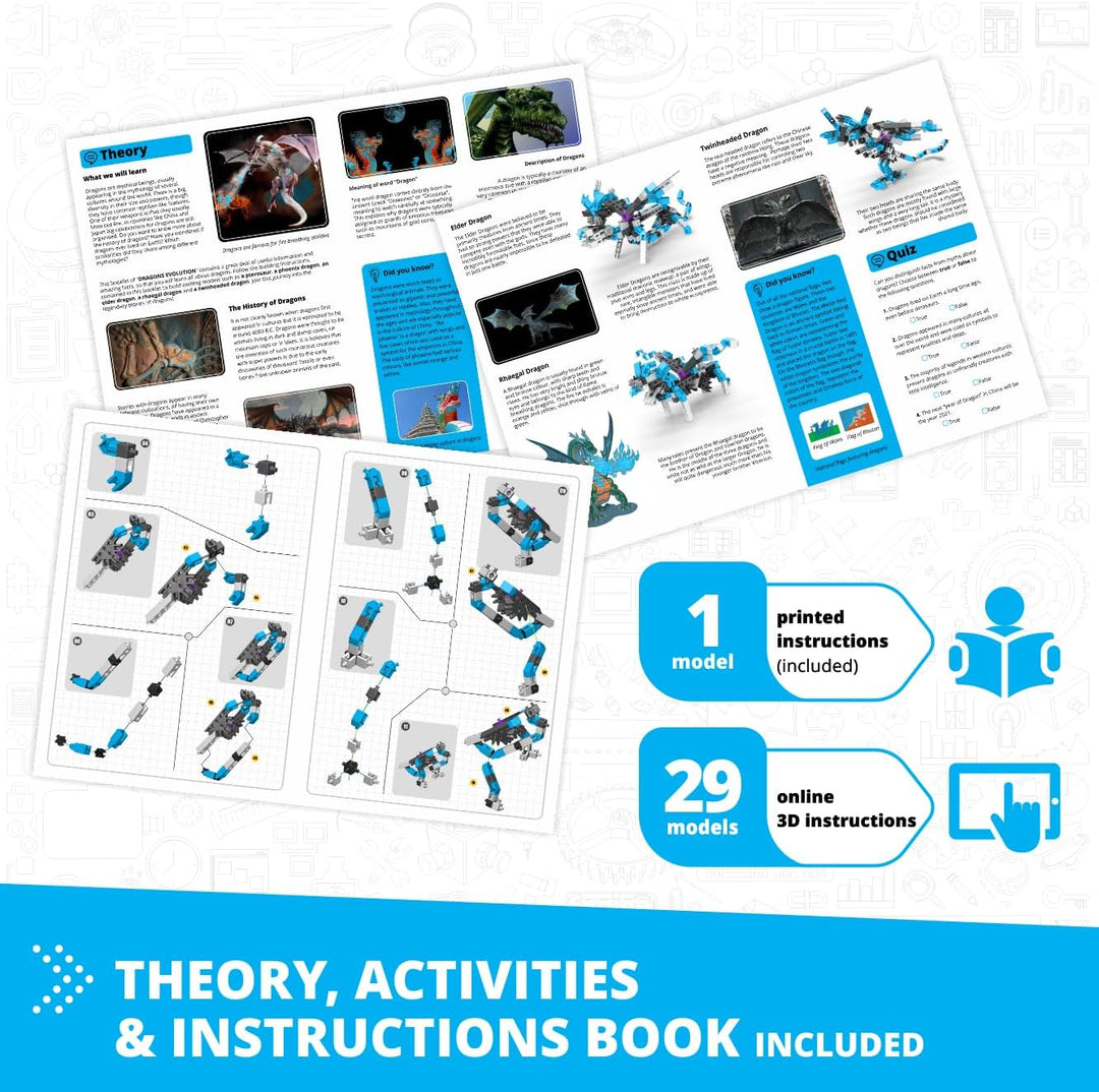 Engino CE301MM-A Creative Engineering Maker Master 30 Modelle Set, Mehrfarbig