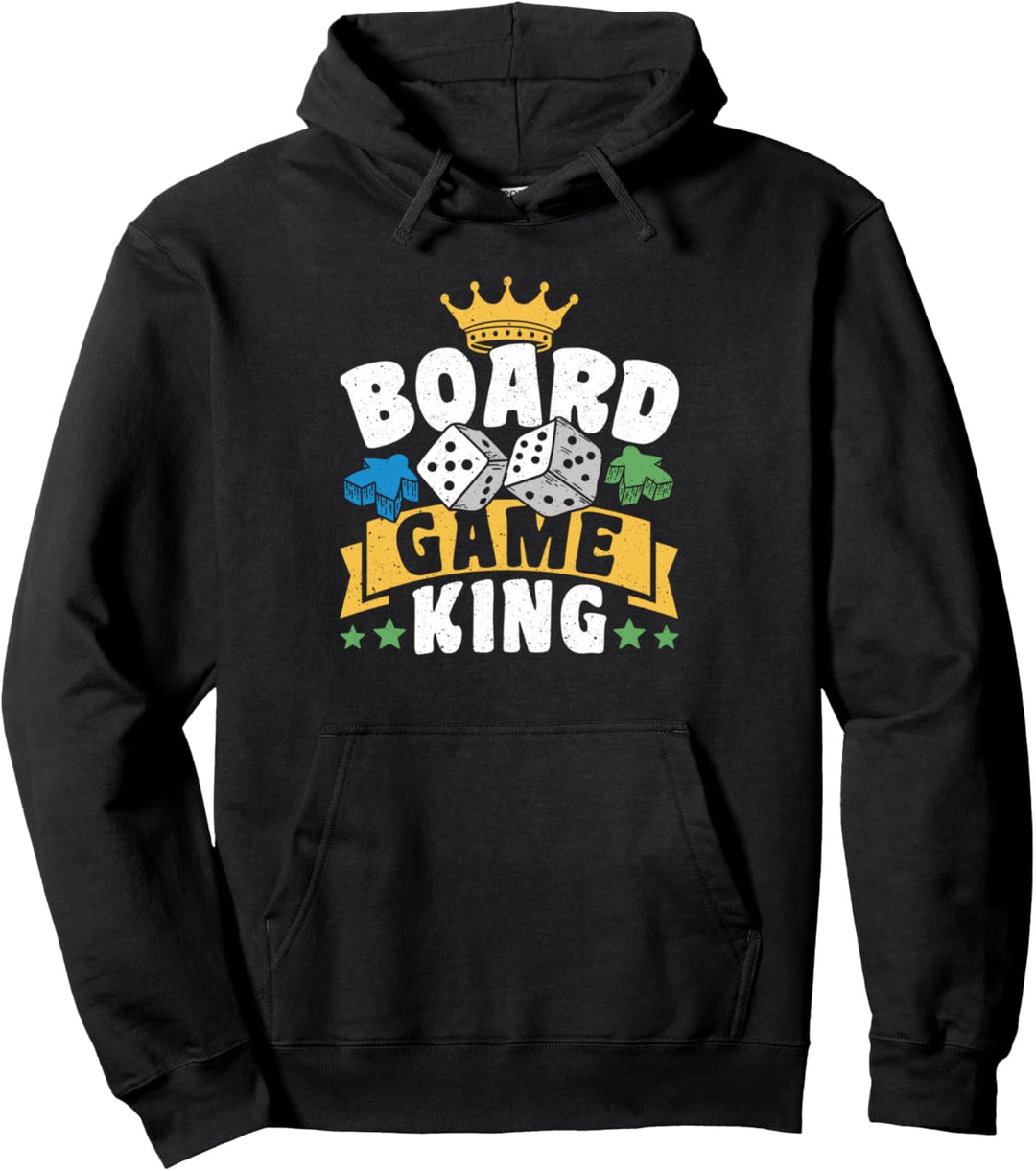 Board Game King Spieleabend Brettspiele Pullover Hoodie