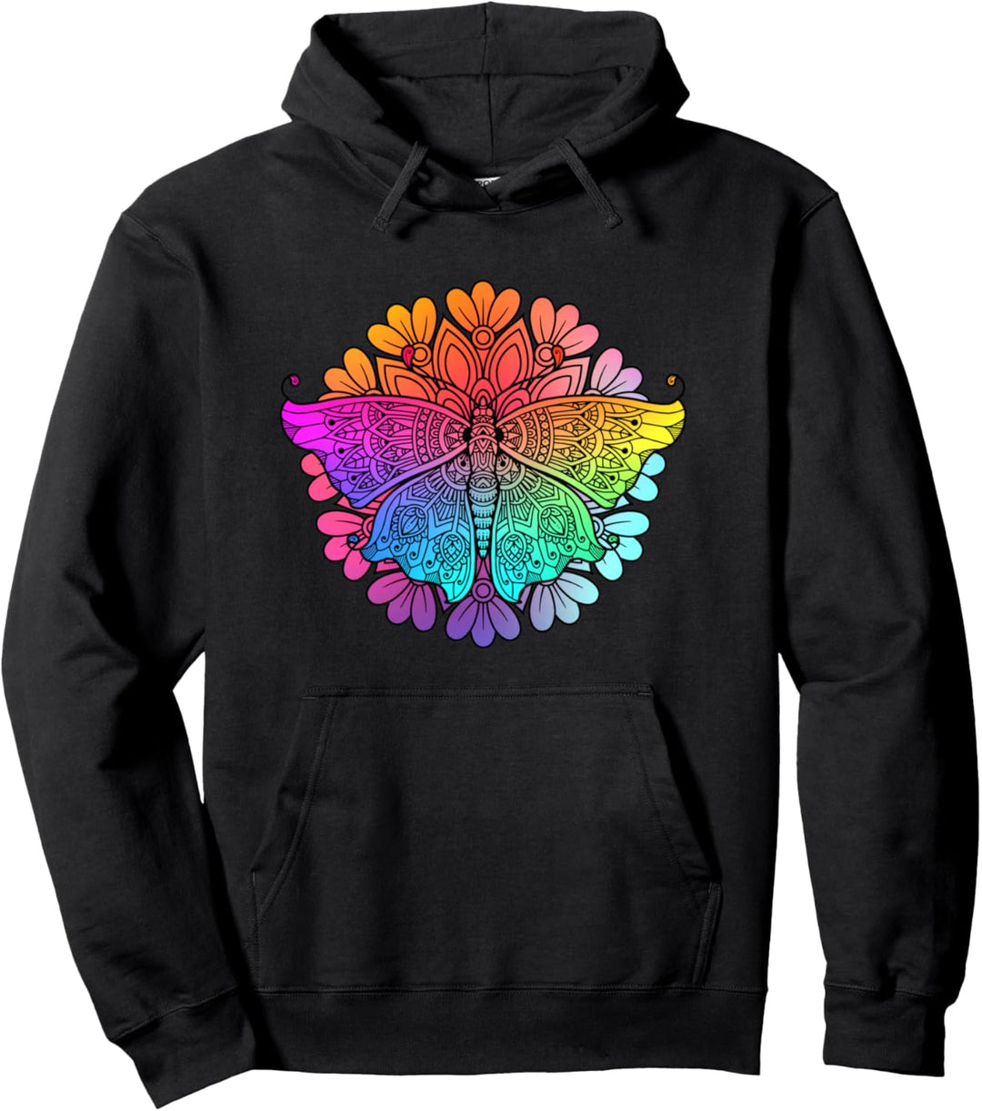 Schmetterling Mandala Insekt Entomologie Geschenk - Falter Pullover Hoodie