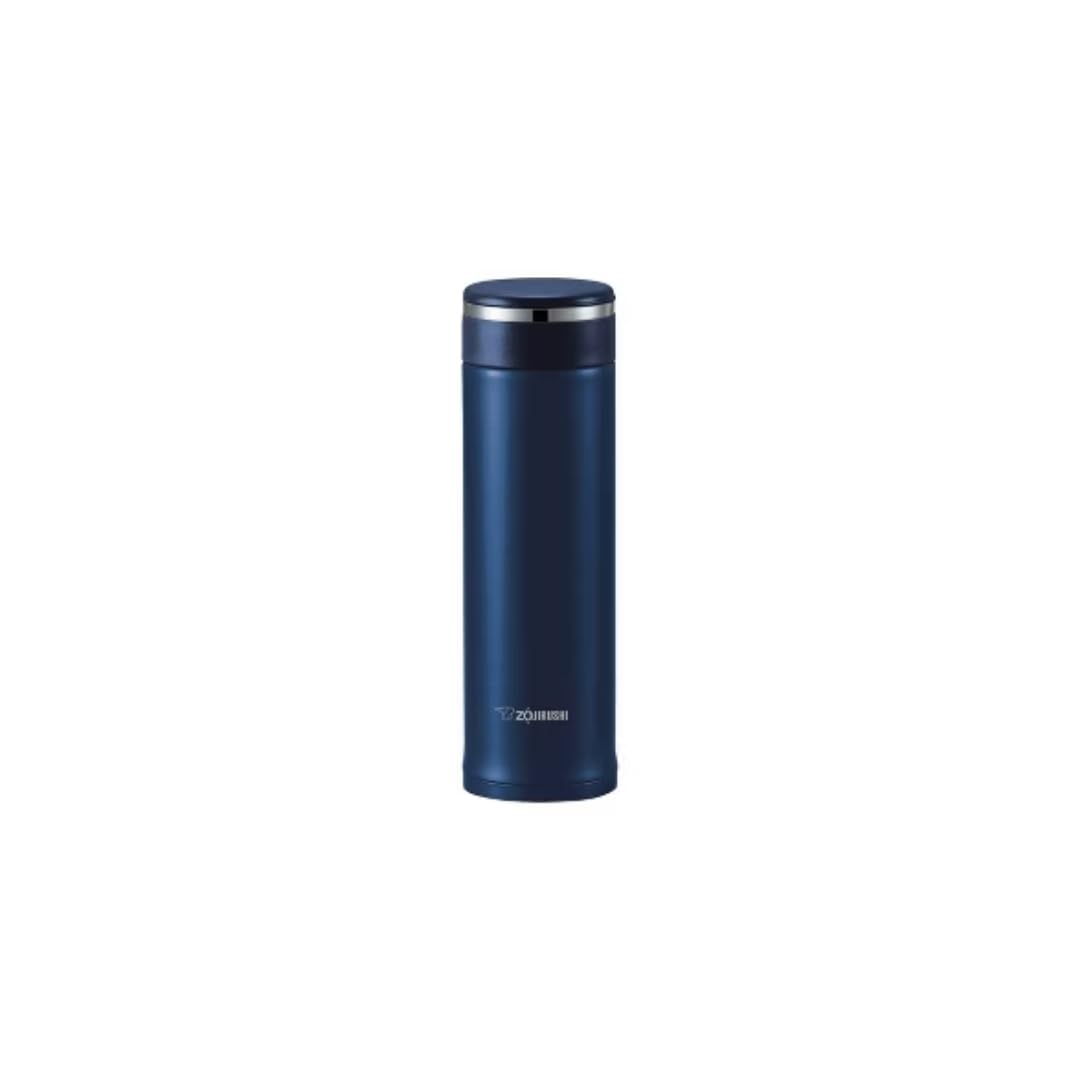 Zojirushi Reisebecher aus Edelstahl mit Teeblattfilter, 453.6 g/0.46 Liter, Dunkelblau Dunkelblau 1