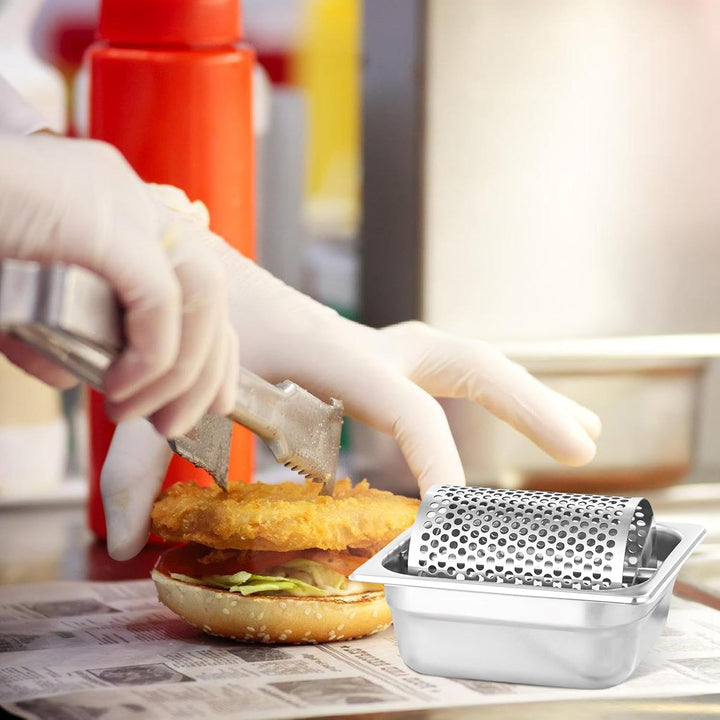 Edelstahl Butterroller, Butterrad Burger, Langlebiger Butterverteiler mit Abnehmbarem Rad - Rostfrei