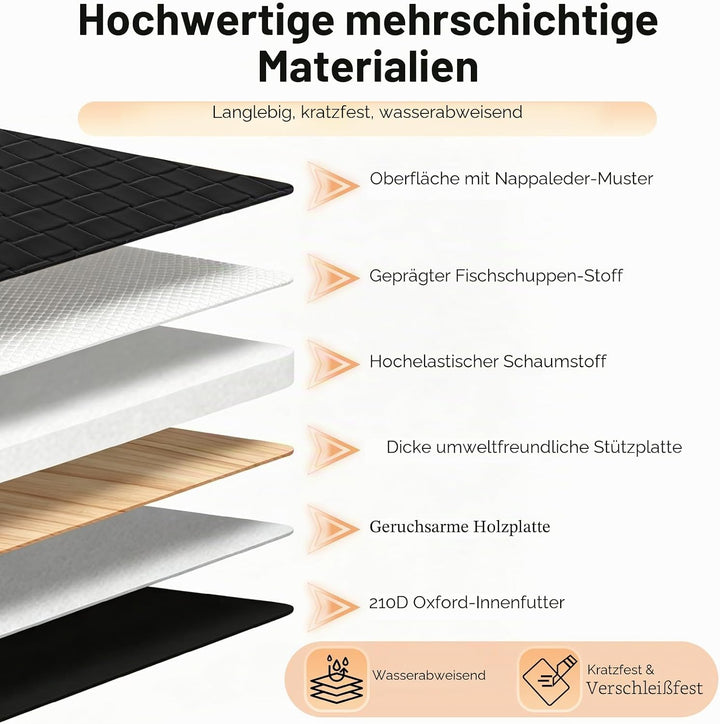 JAOGAUS Auto Kofferraum Organizer, Kofferraumtasche Faltbar, Grosser Kofferraum Aufbewahrungsbox mit