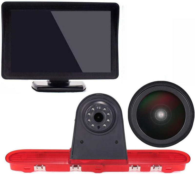 18mm Top Qualität Bremsleuchte Kamera Bremslicht Rückfahrkamera +4,3" Zoll TFT LCD Monitor Transport