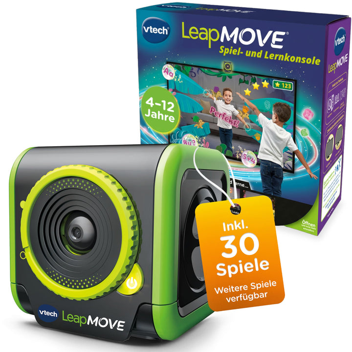 VTech LeapMOVE Lernkonsole Kinder I Interaktive Spielkonsole für Fernseher I Lernspiele ab 4 Jahre I