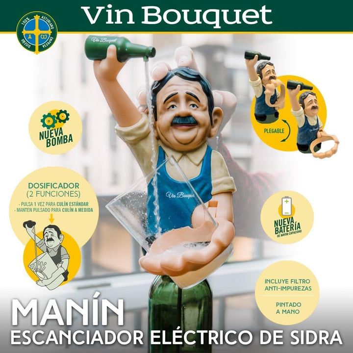 VB VIN BOUQUET FIA 850 Elektrischer Ausgiesser, Hohe Qualität, grün