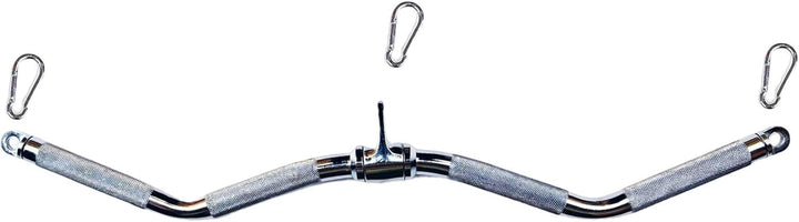 Kraftverstärkende Latzugstange mit breitem Griff, Curl-Pulldown-Aufsatz – Fitnessgerät mit Gummigrif