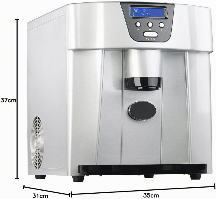 Rosenstein &amp; Söhne Ice Maker: Eiswürfelmaschine EWS-2100 mit Eiswürfelspender (Eiswürfelmaker)