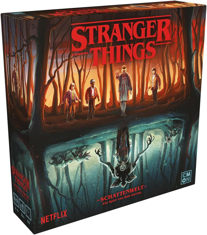 CMON | Stranger Things: Schattenwelt | Kennerspiel | Brettspiel | 2-4 Spieler | Ab 12+ Jahren | 60 M