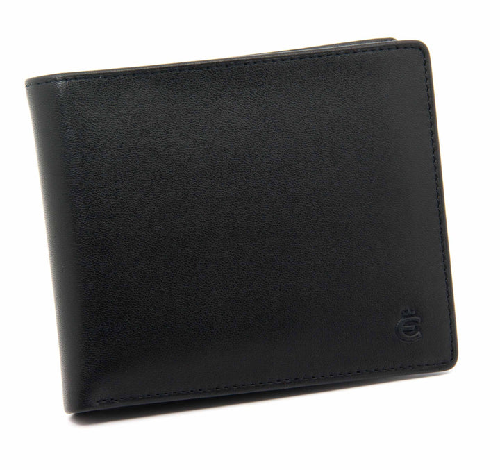 Esquire Münzbörse Logo Scheintasche Schwarz 229510, Schwarz