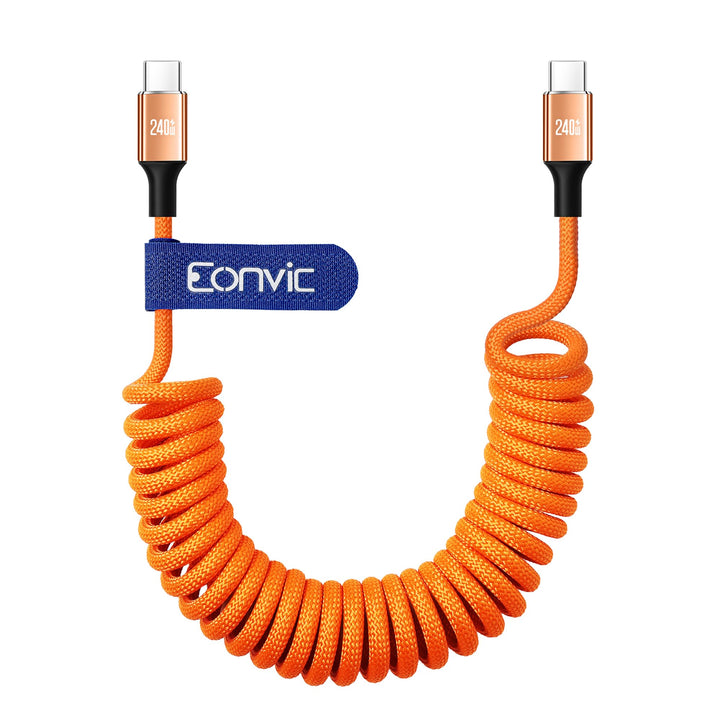 Haiwei Mate 60 Pro Switch USB C auf USB C, 240 W USB C auf USB C, schnelles Laden, geflochtenes Spir