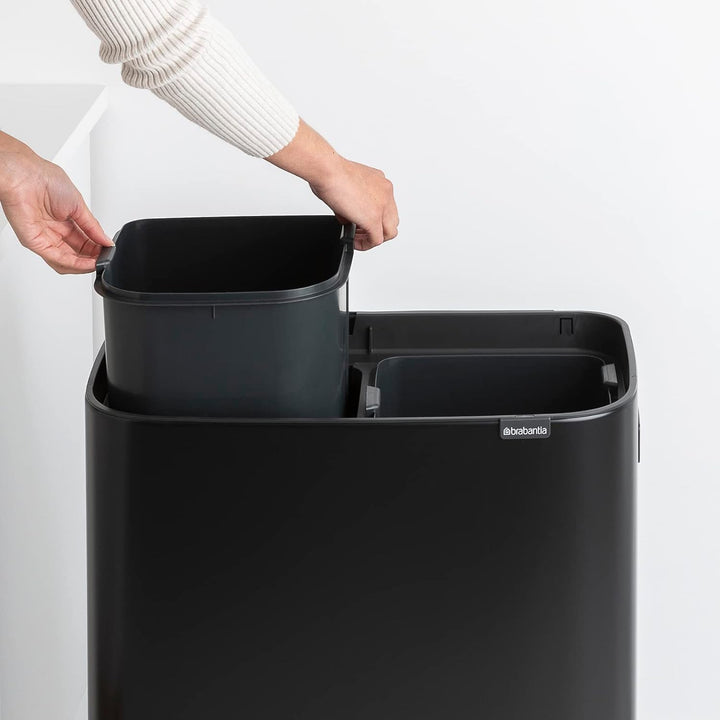 Brabantia BO Touch Bin Hi, 2x 30L