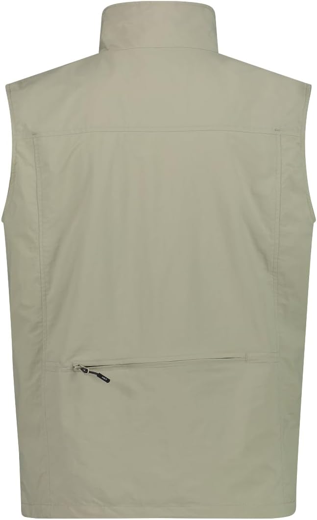 CMP Herren Gilet in Nylon Traspirante Con Spaziose Tasche Weste 48 SAND, 48 SAND