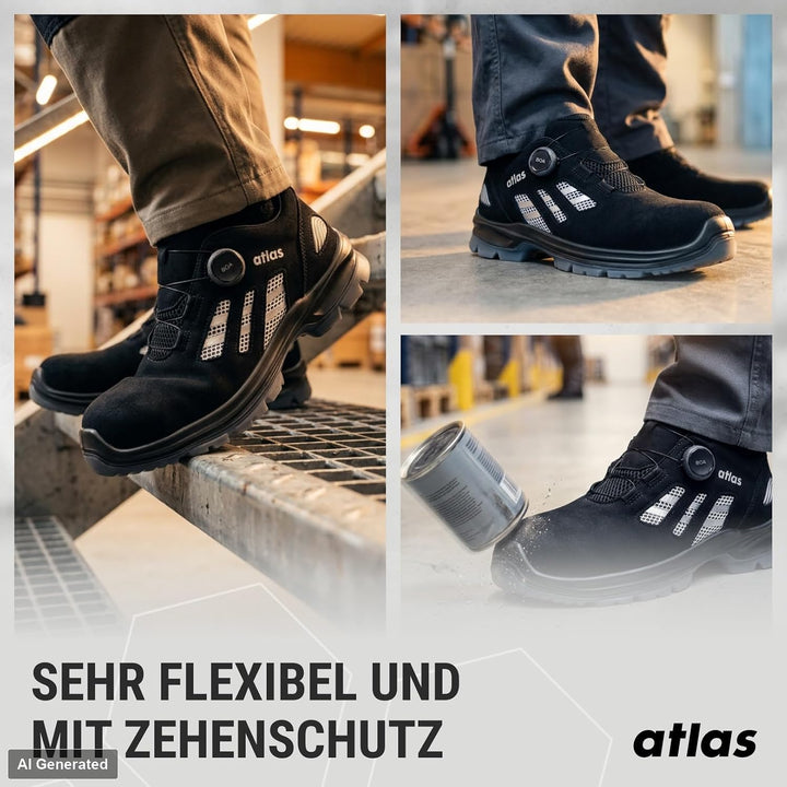 Atlas Flash 3200 BOA® | ESD - EN ISO 20345 S1 SRC - Gr. 36-49 39 EU Mehrfarbig, 39 EU Mehrfarbig