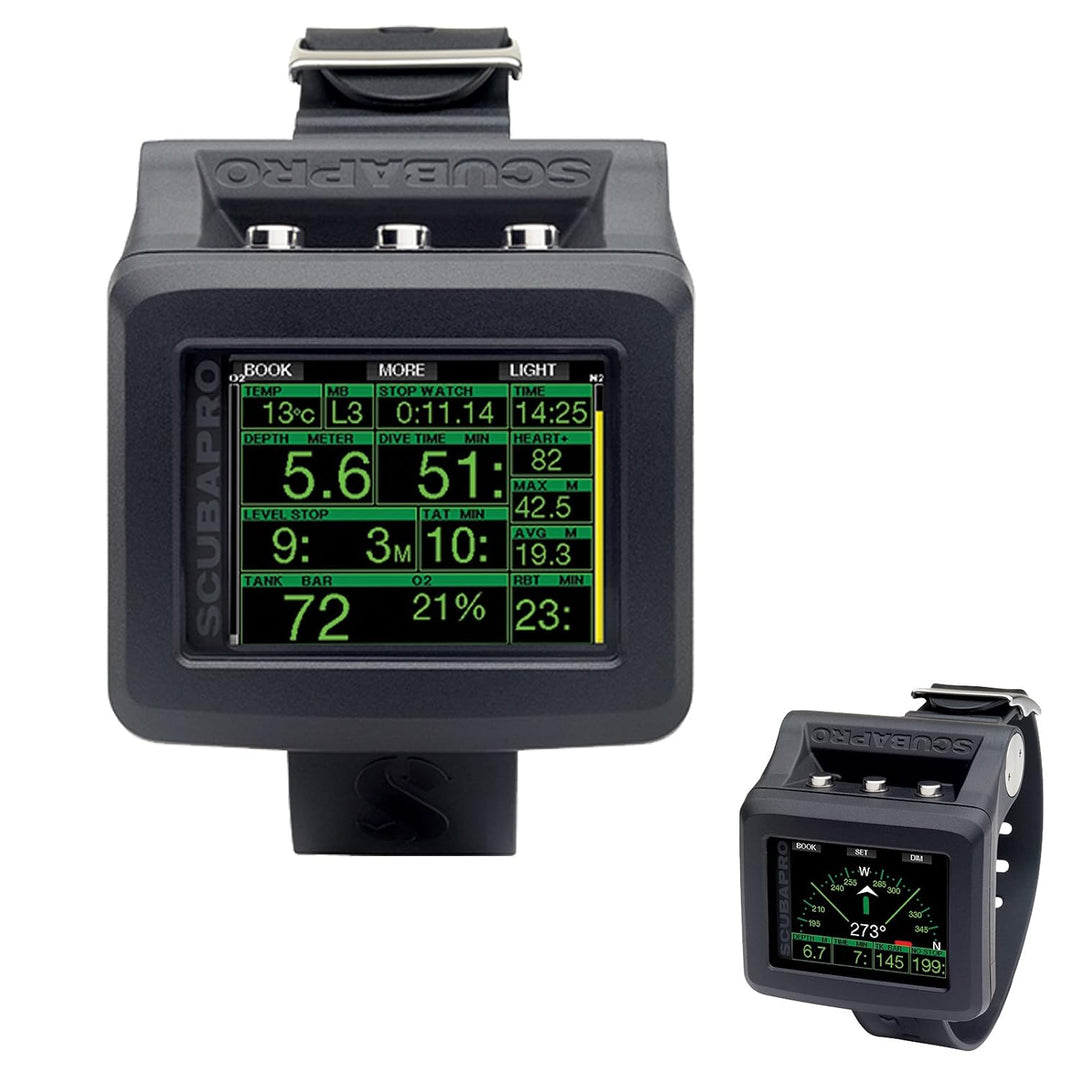 SCUBAPRO Galileo 2 mit LED-Sender und HR-Brustgurt Tauchcomputer