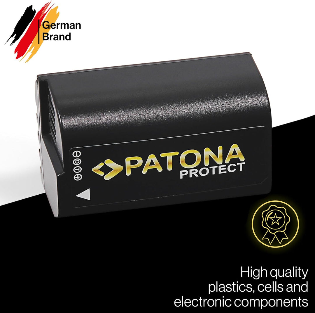 PATONA Protect V1 Akku DMW BLK22 BLK22E (2400mAh) - kompatibel mit Panasonic DC G9 S5 S5K GH5 GH5 II