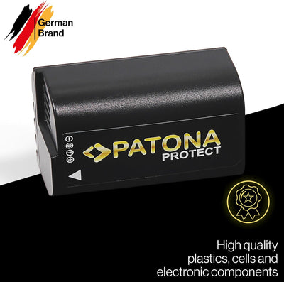 PATONA 2X Protect V1 Akku DMW BLK22 BLK22E (2400mAh) - kompatibel mit Panasonic DC G9 S5 S5K GH5 GH5