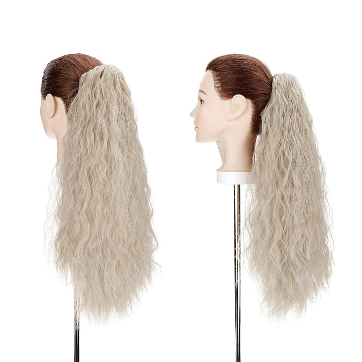 SEGO Ponytail Extension Pferdeschwanz Zopf Corn Wavy Haarteil Haarverlängerung Hair Piece Haar mit K