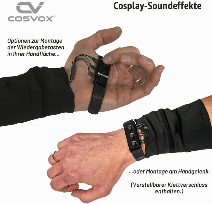 Cosplay Soundeffekte Handschuh Palm Modul. Kreieren Sie Ihren eigenen DIY-Klanghandschuh. 8 MB Speic