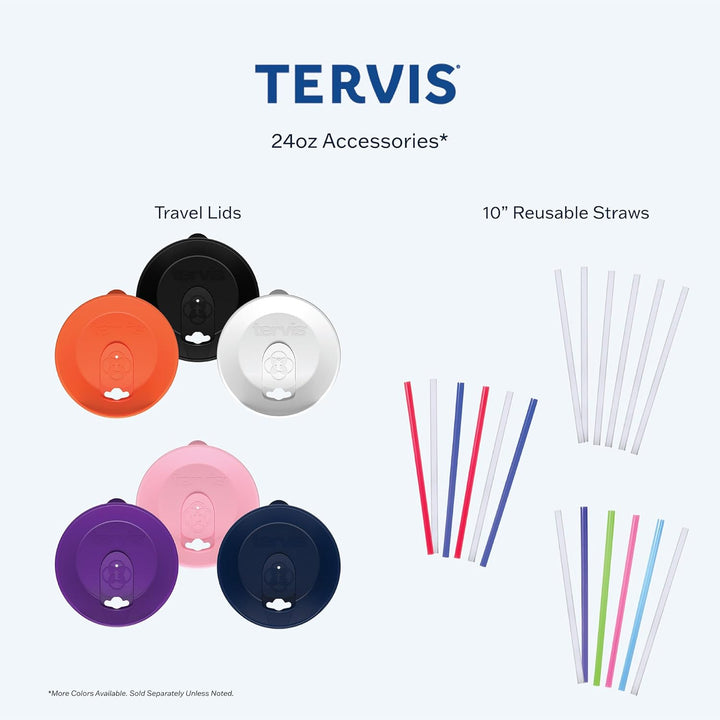 Tervis Peanuts Filzbecher mit Emblem und gelbem Deckel, 680 ml, transparent