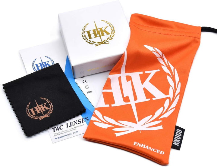 HKUCO Plus Mens Replacement Lenses For Oakley Half Jacket 2.0 XL - 2 pair Combo Pack