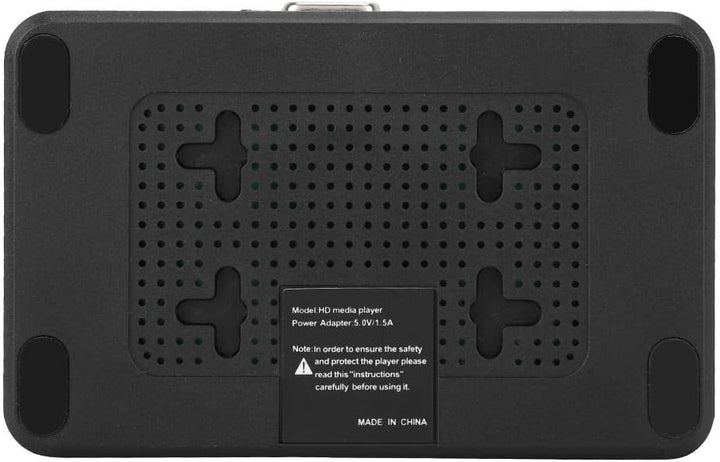 ASHATA HDMI Mediaplayer, Mini 1080P 4K Full-HD Ultra HDMI Digitaler Multimediaplayer mit Adapter und